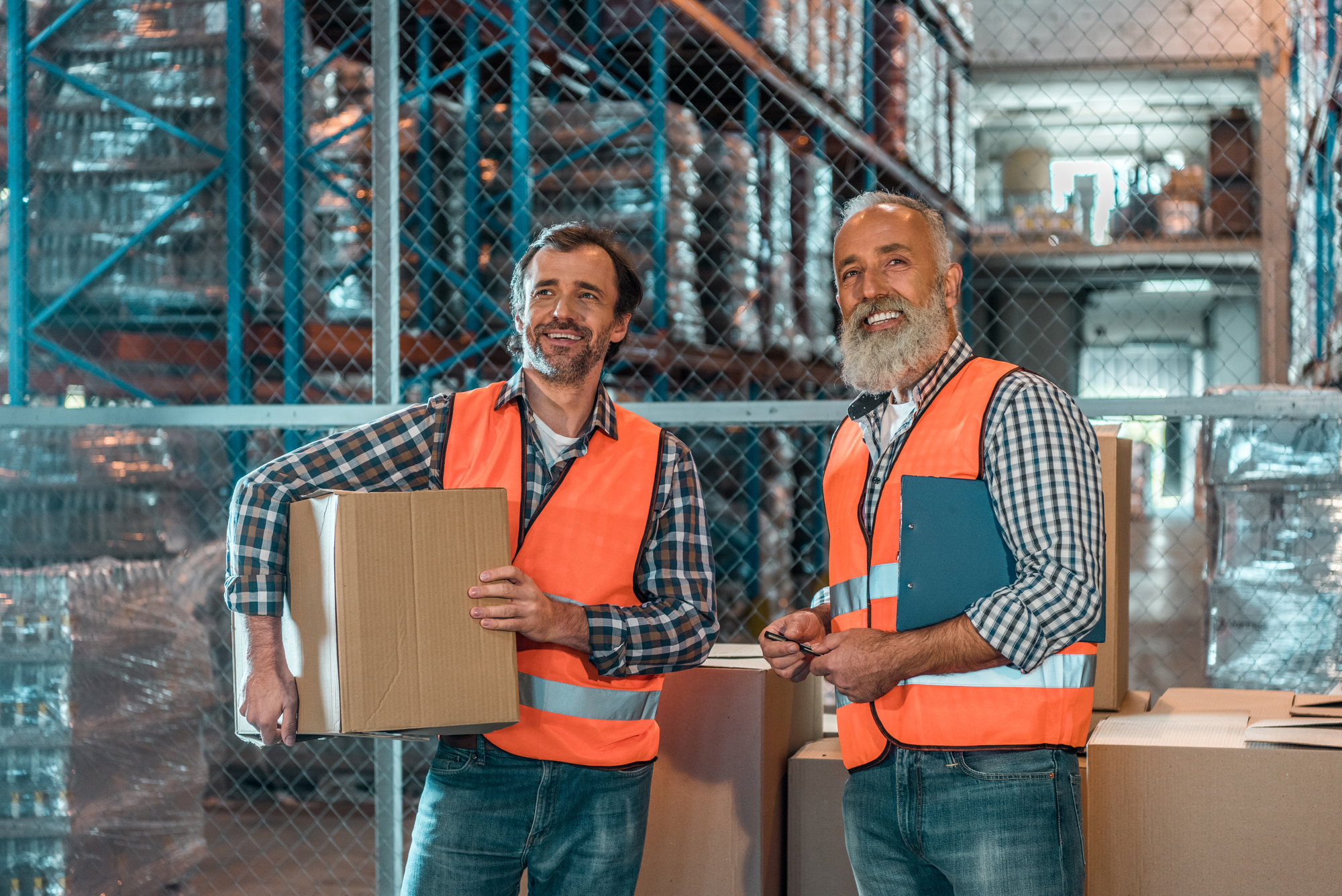 Commercial fire alarms protect warehouse workers in distribution facility